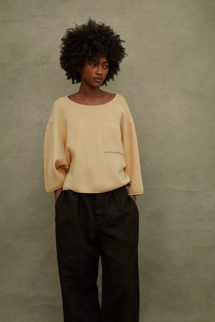 Alaia Butter Yellow Cotton Knit - Desert Vintage
