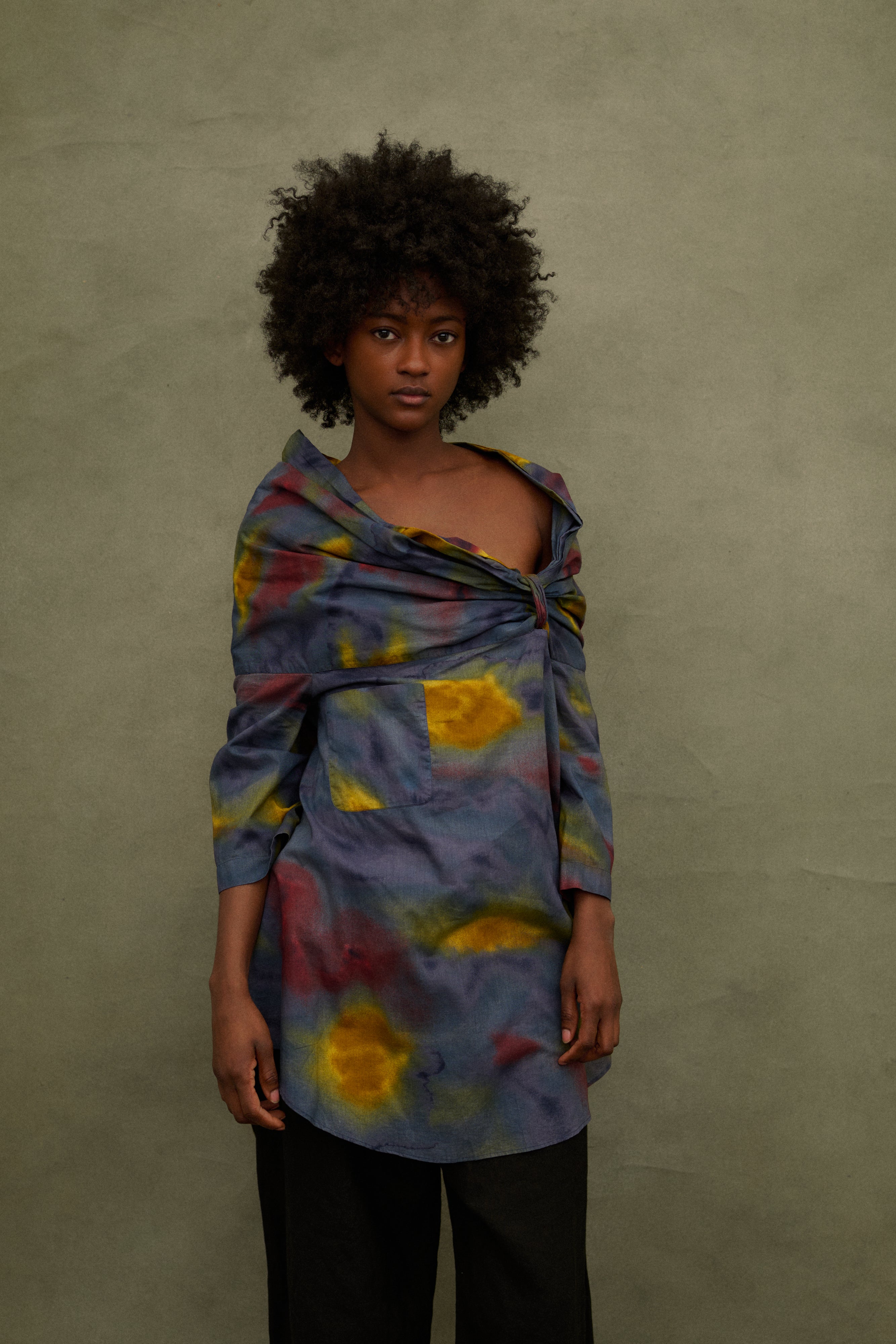 Romeo Gigli Watercolor Blouse - Desert Vintage