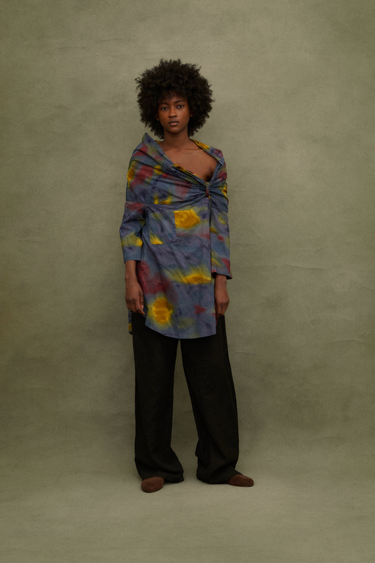 Romeo Gigli Watercolor Blouse - Desert Vintage