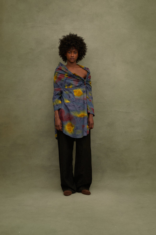 Romeo Gigli Watercolor Blouse - Desert Vintage