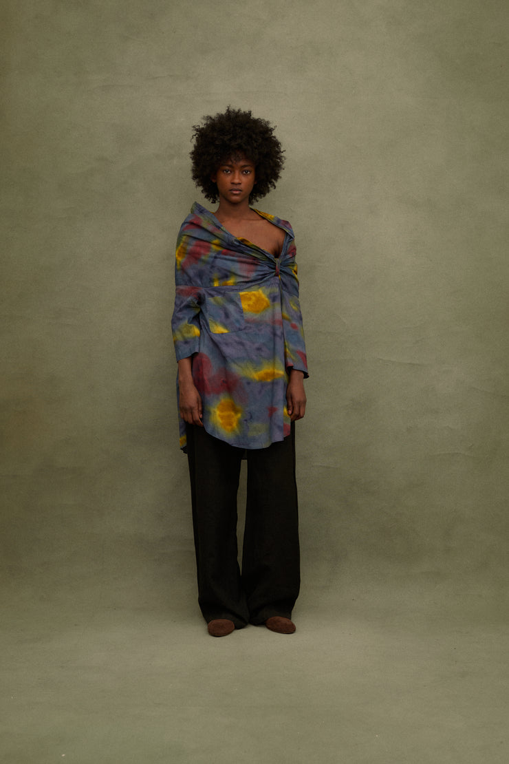 Romeo Gigli Watercolor Blouse - Desert Vintage