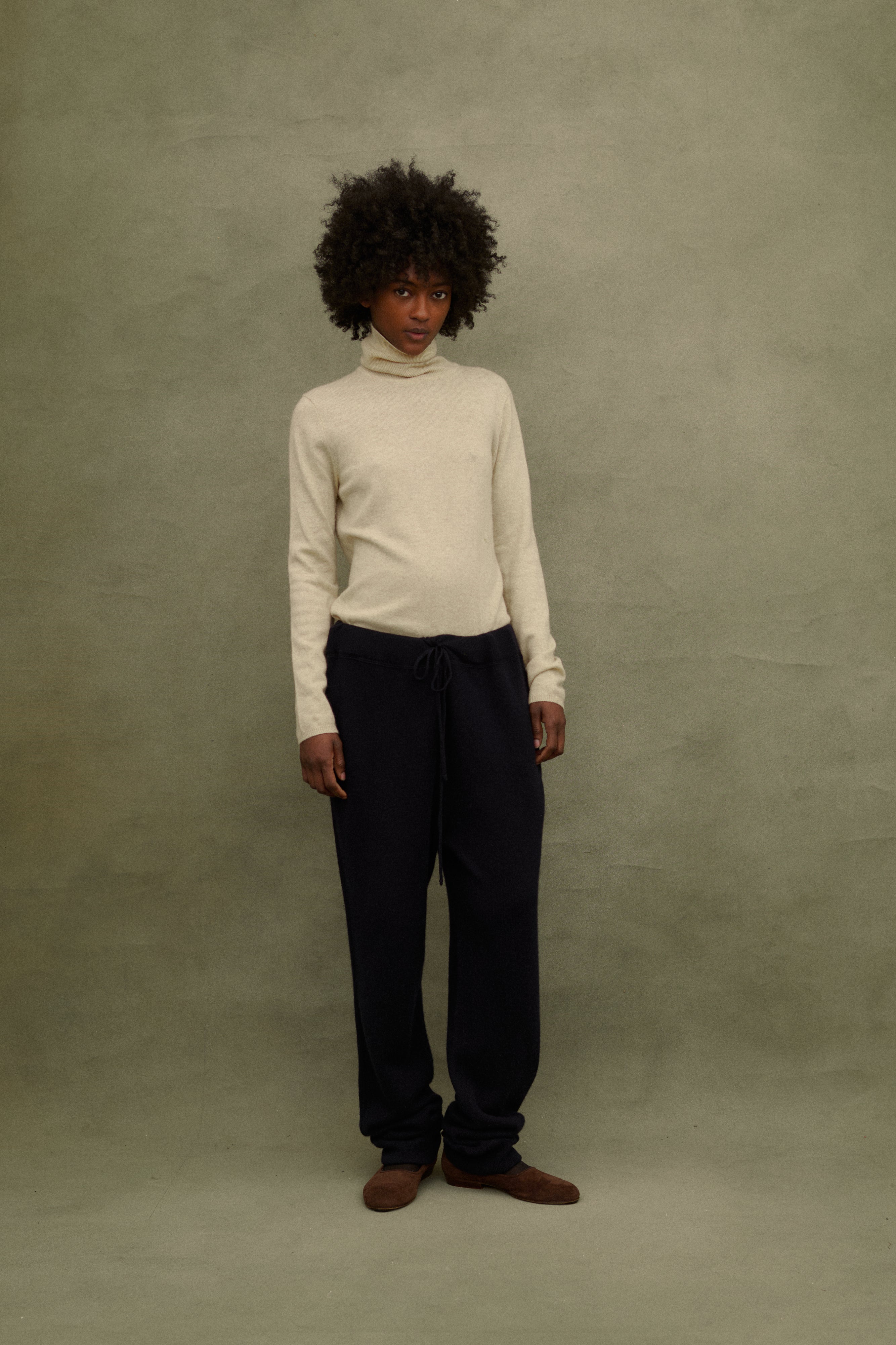 Ralph Lauren Cashmere Drawstring Pants - Desert Vintage