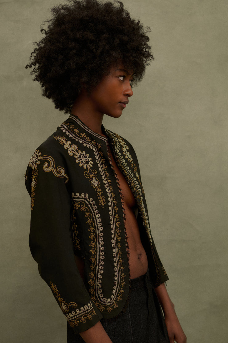 Antique Embroidered Coat - Desert Vintage