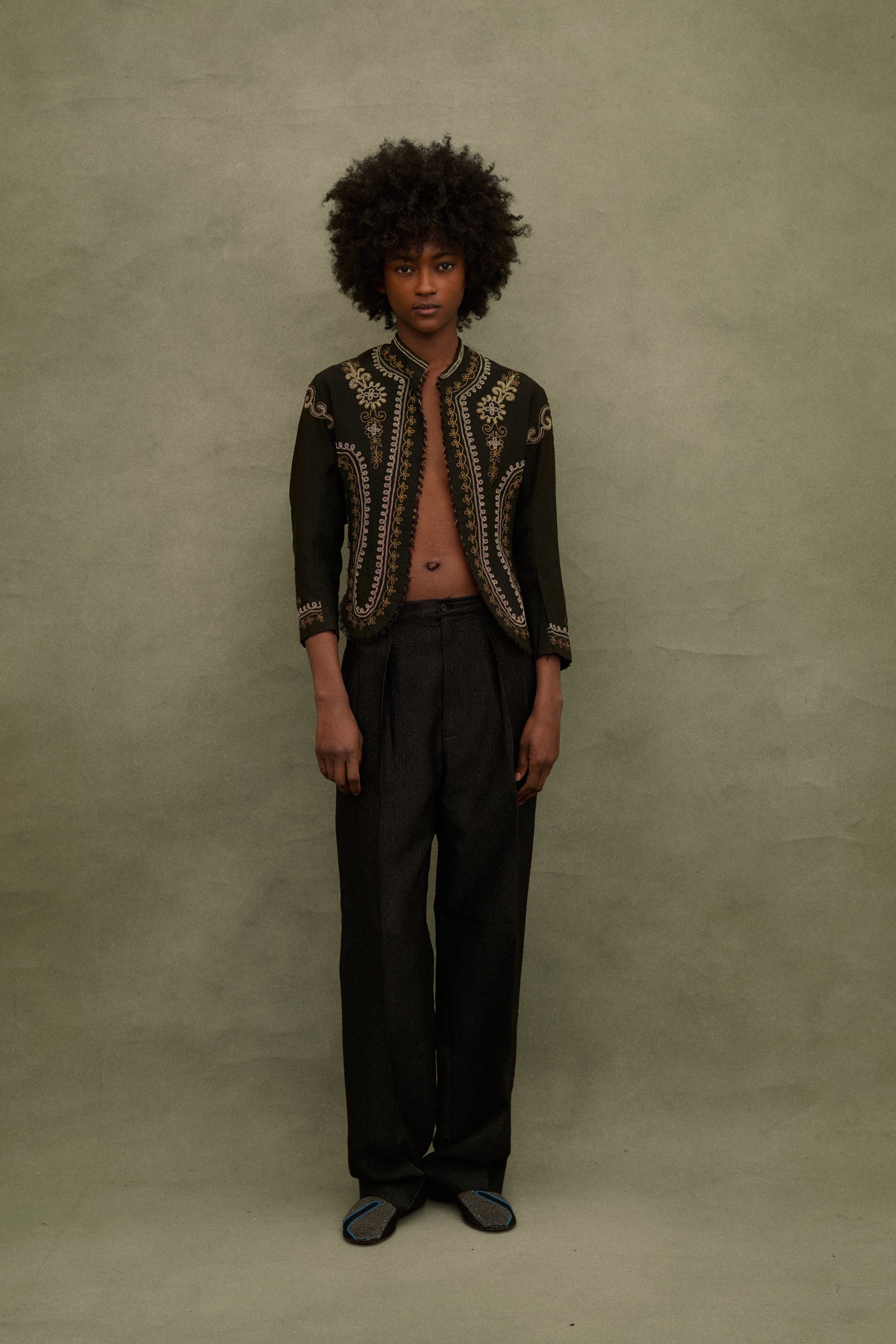 Antique Embroidered Coat - Desert Vintage