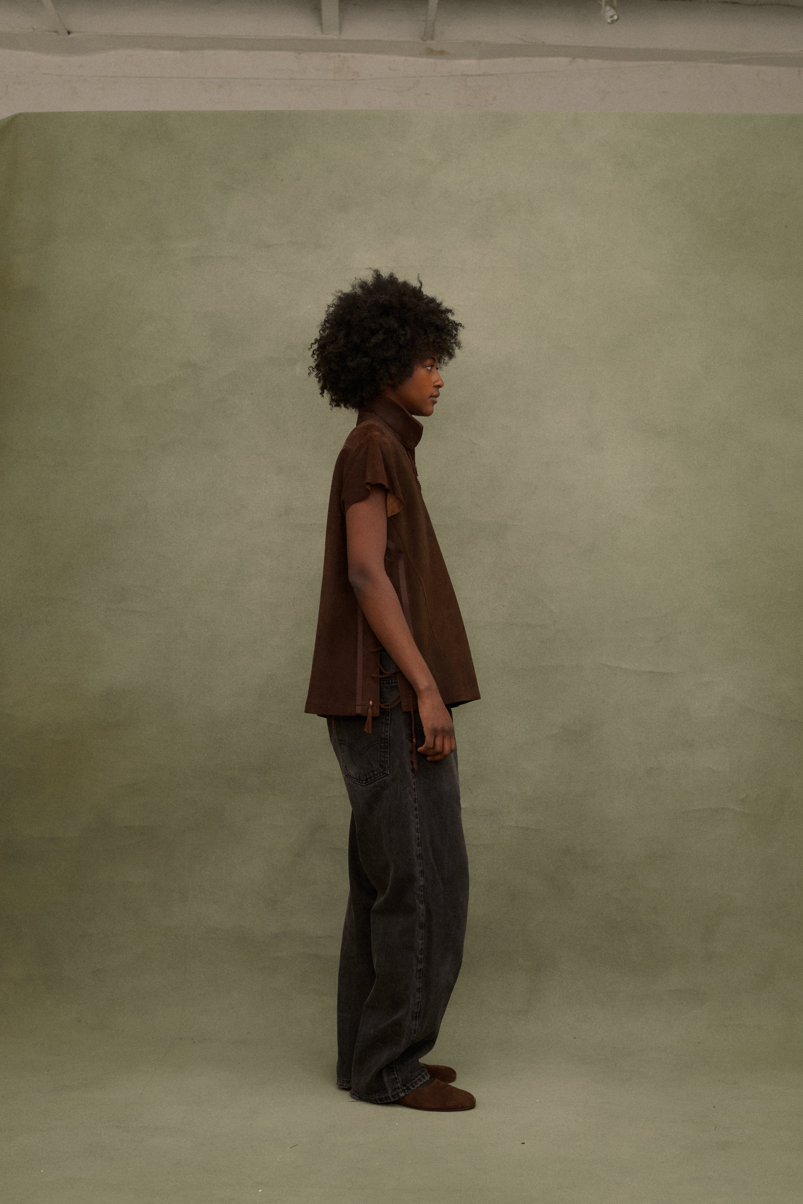 Number (N)ine Suede Top - Desert Vintage