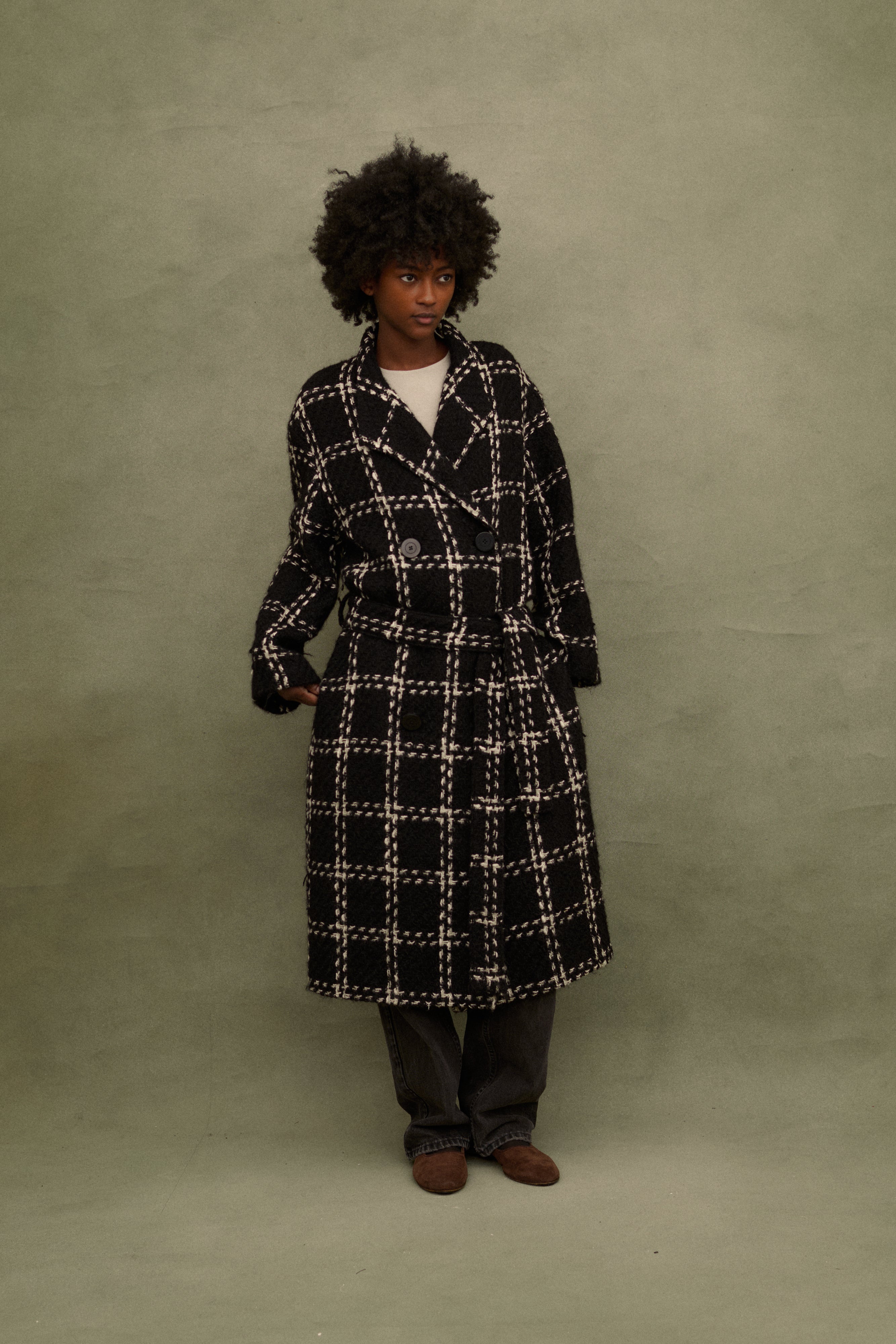 Krizia Mohair Coat - Desert Vintage
