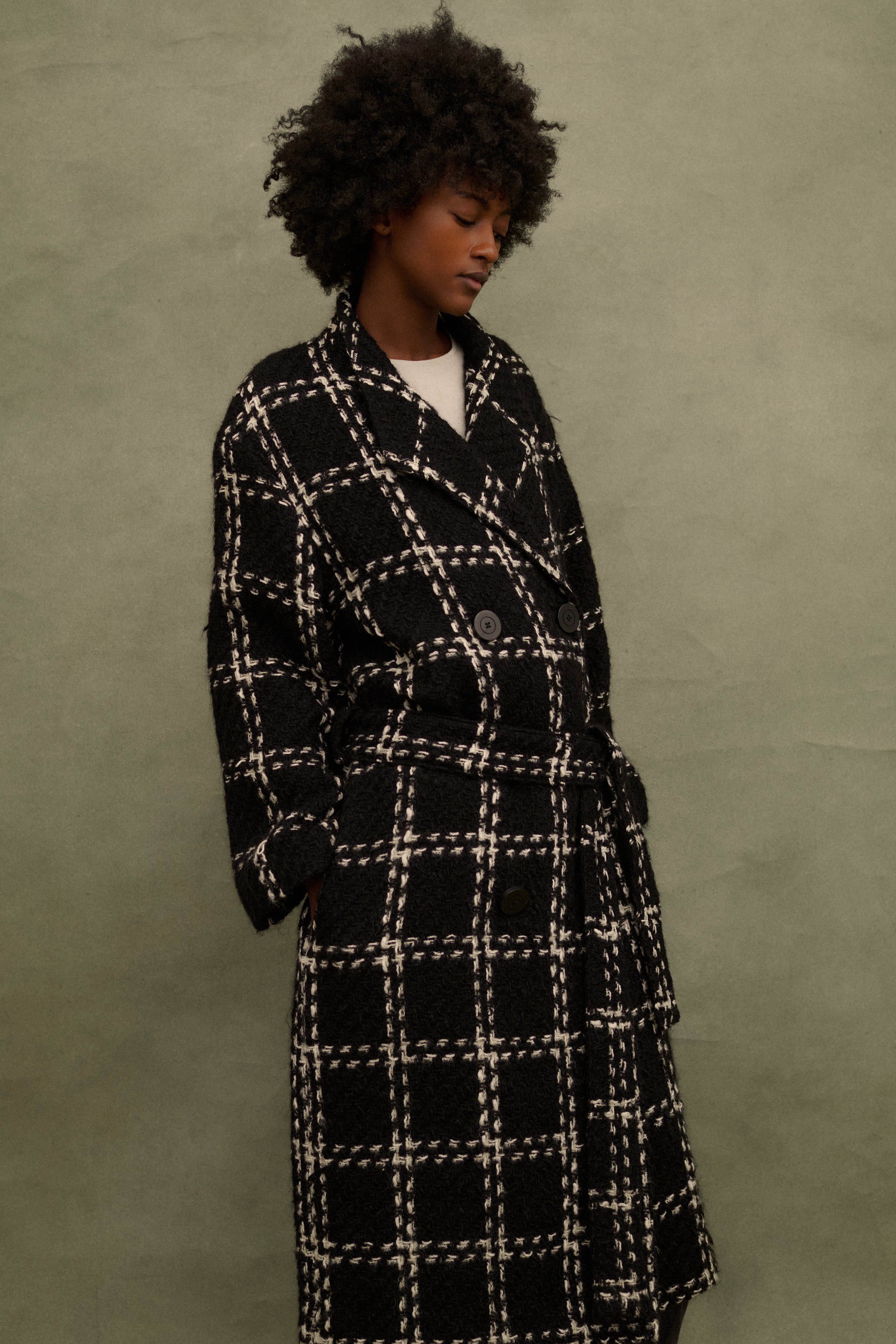 Krizia Mohair Coat - Desert Vintage