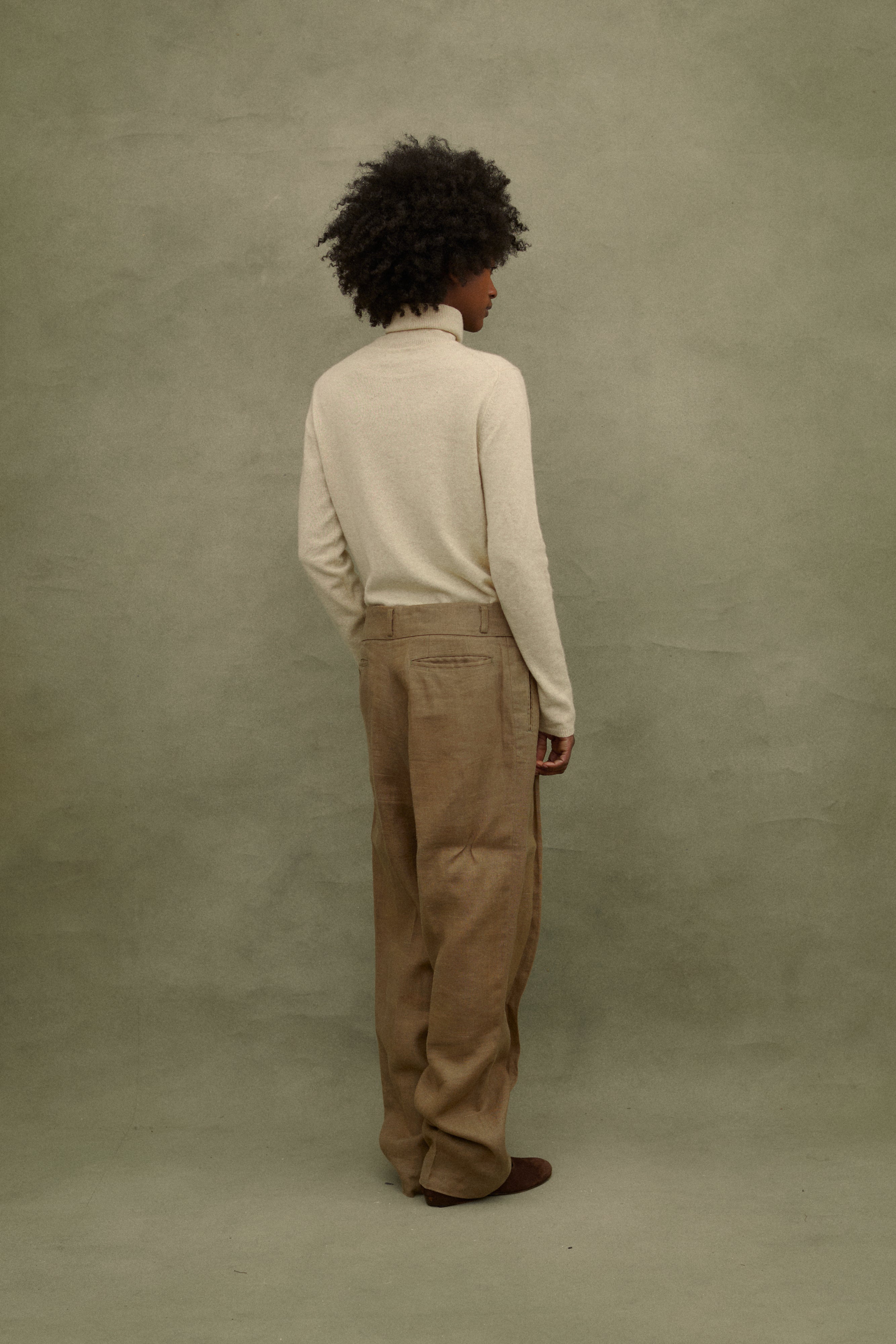 1980s Issey Miyake Linen Trousers - Desert Vintage