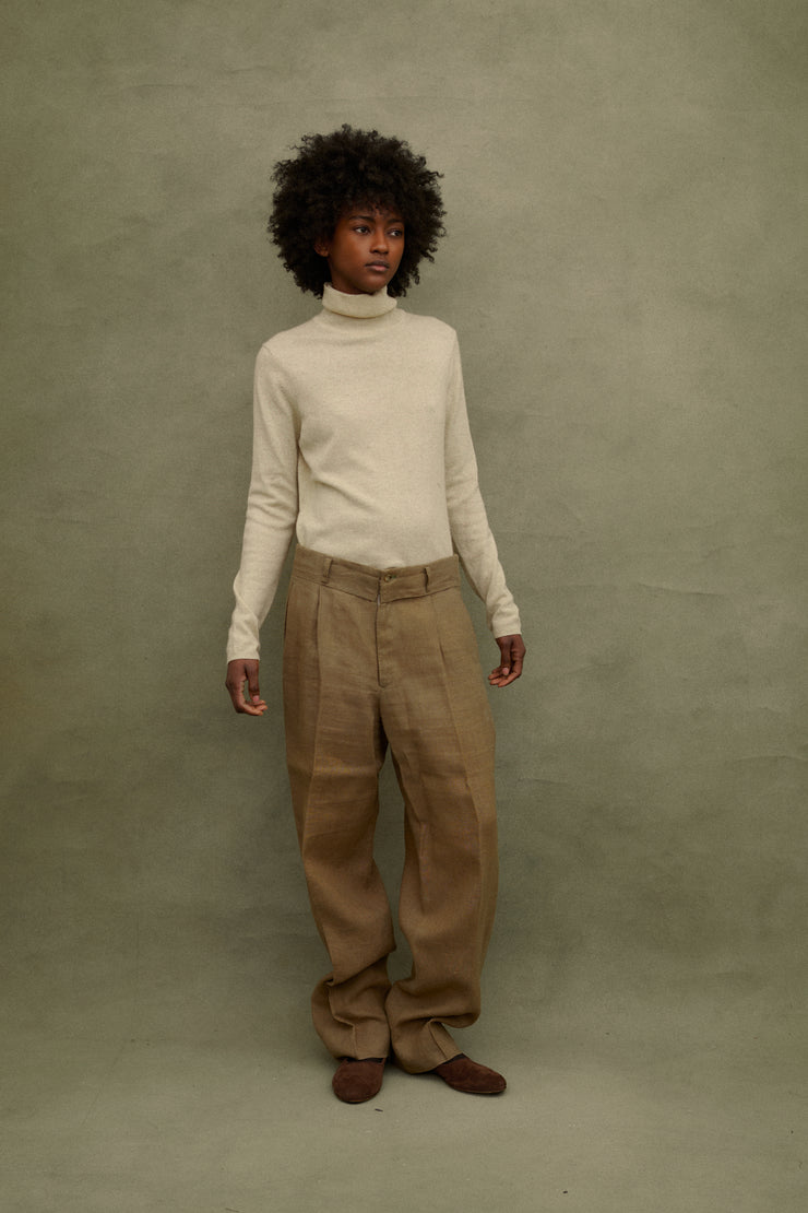 1980s Issey Miyake Linen Trousers - Desert Vintage