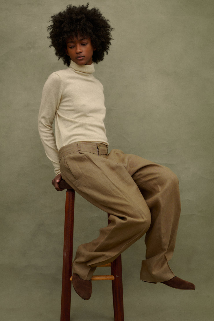 1980s Issey Miyake Linen Trousers - Desert Vintage