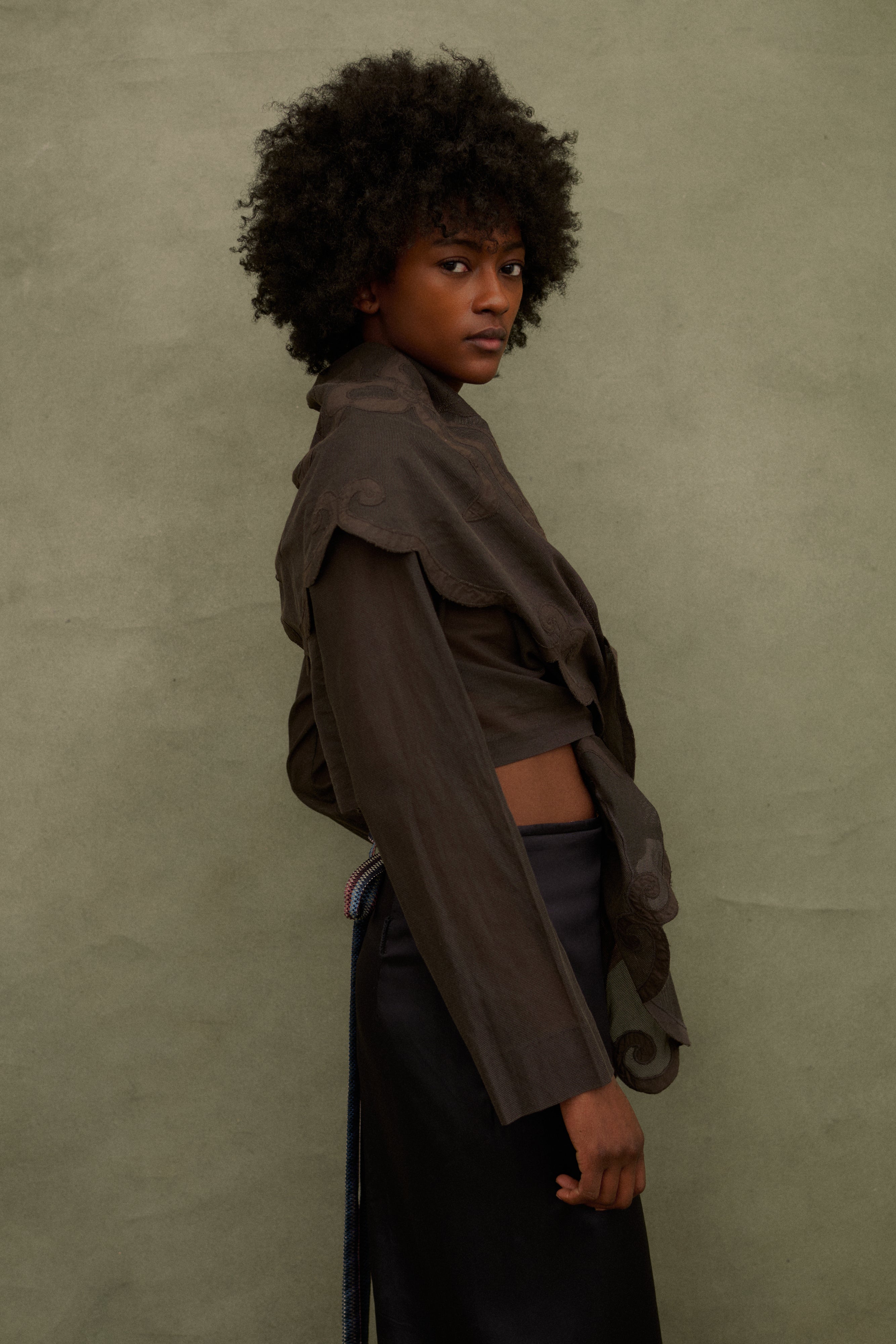 1989 Callaghan Appliqué Blouse - Desert Vintage