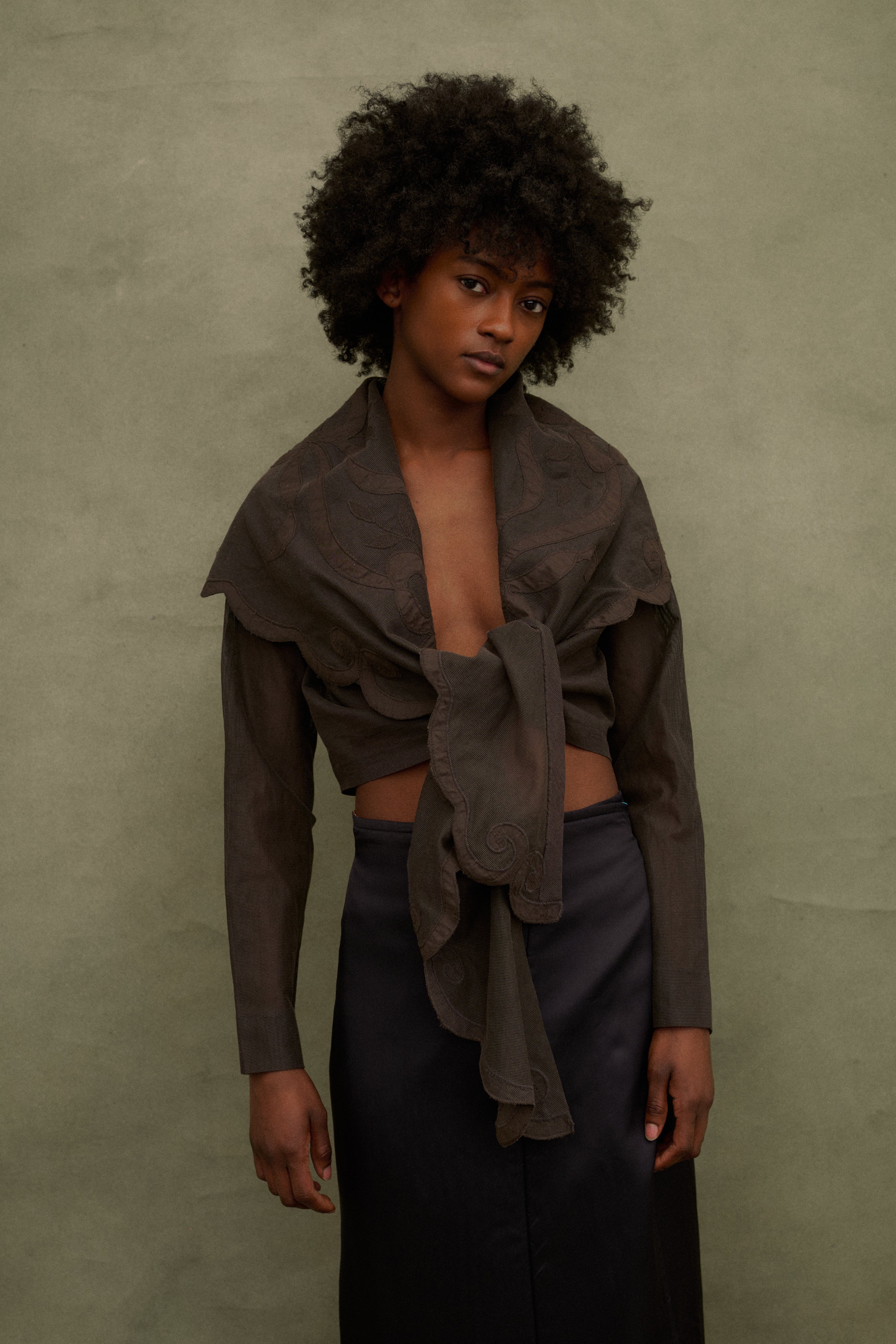 1989 Callaghan Appliqué Blouse - Desert Vintage