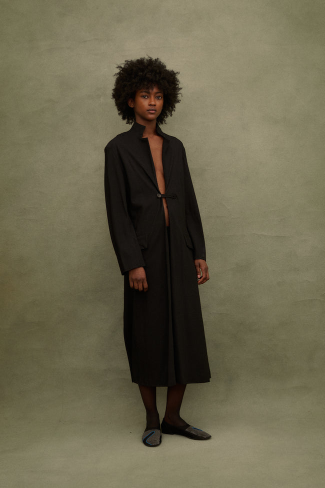 Yohji Yamamoto Noir Wool Tunic - Desert Vintage