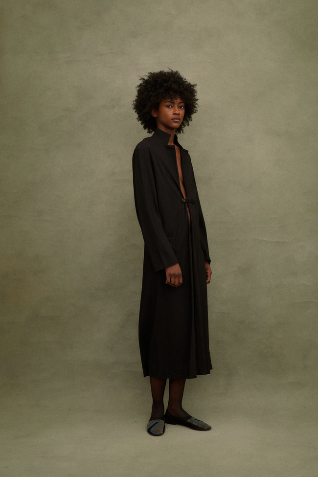Yohji Yamamoto Noir Wool Tunic - Desert Vintage