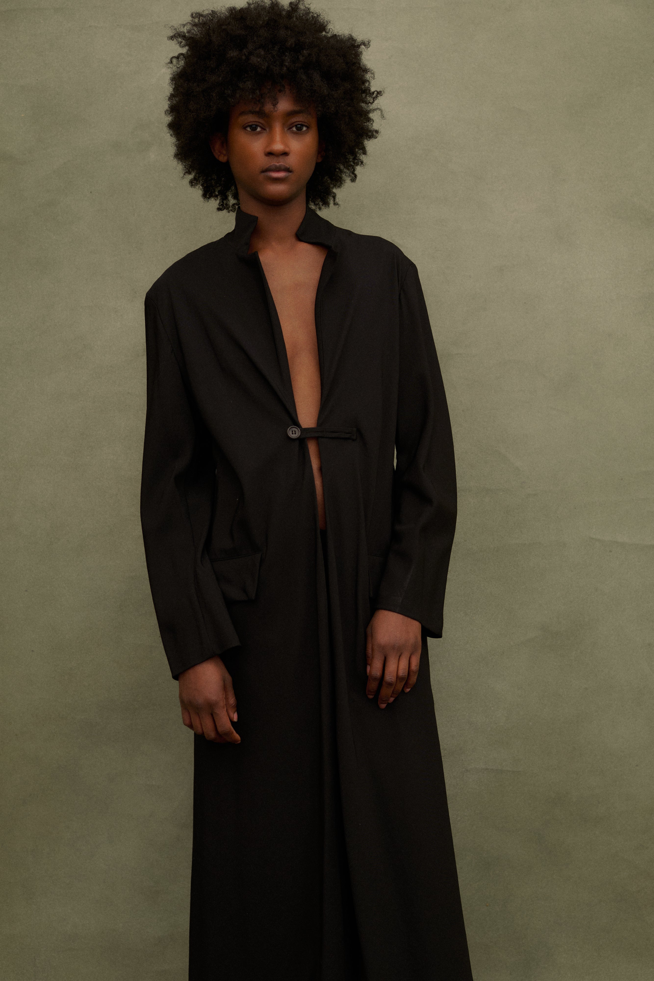 Yohji Yamamoto Noir Wool Tunic - Desert Vintage