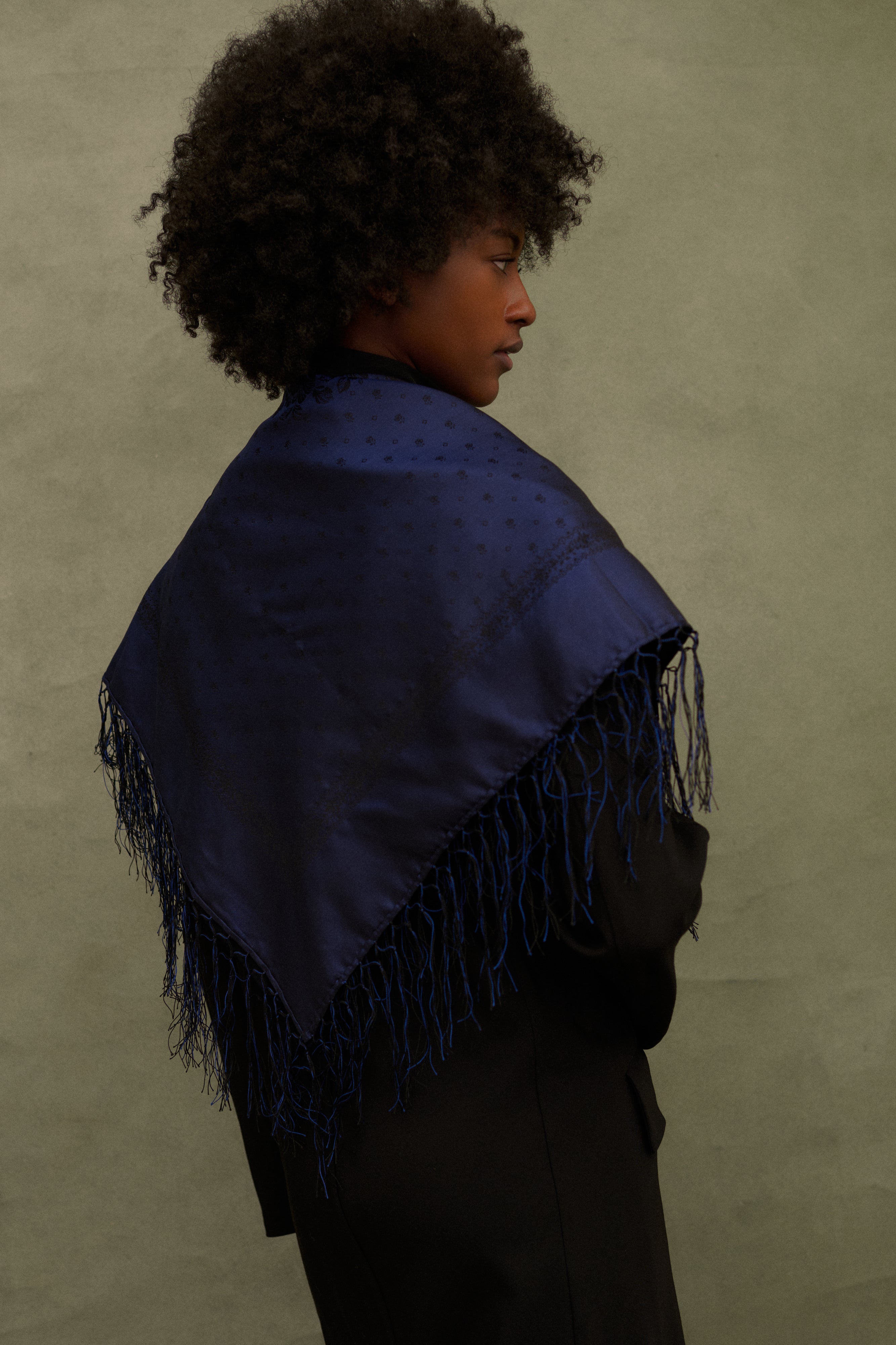 Antique Silk Scarf - Desert Vintage