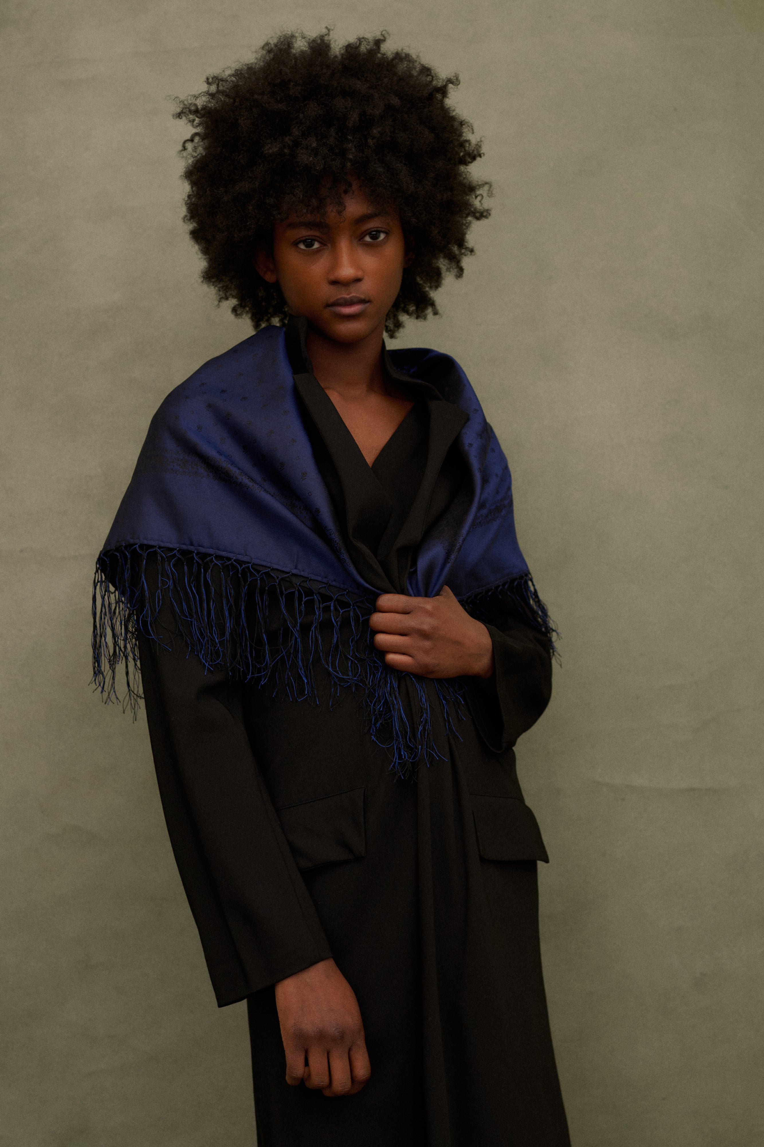 Antique Silk Scarf - Desert Vintage