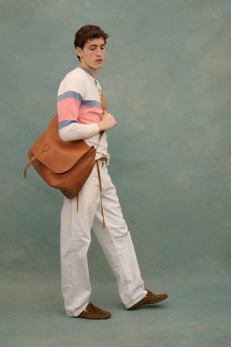 Leather Messanger Bag - Desert Vintage