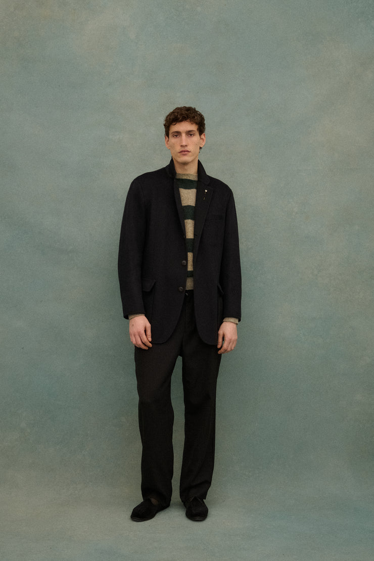 Armani Black Wool Coat - Desert Vintage