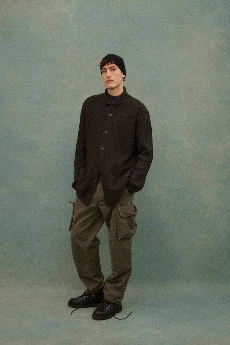 Armani Grey Knit Cardigan - Desert Vintage