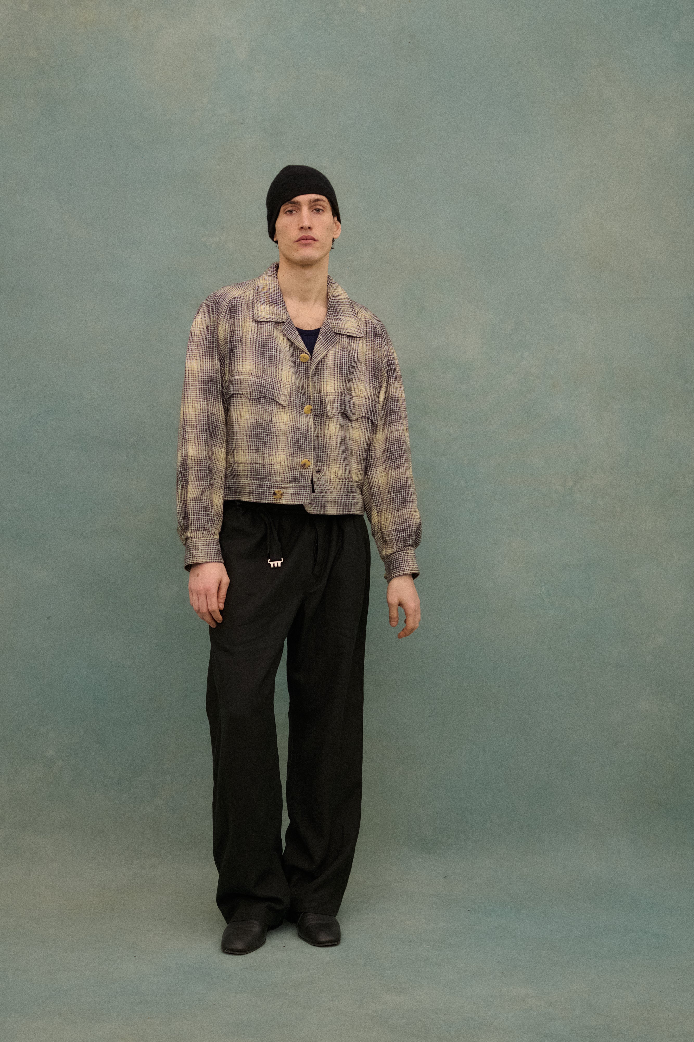 1980s Issey Miyake Plaid Coat - Desert Vintage