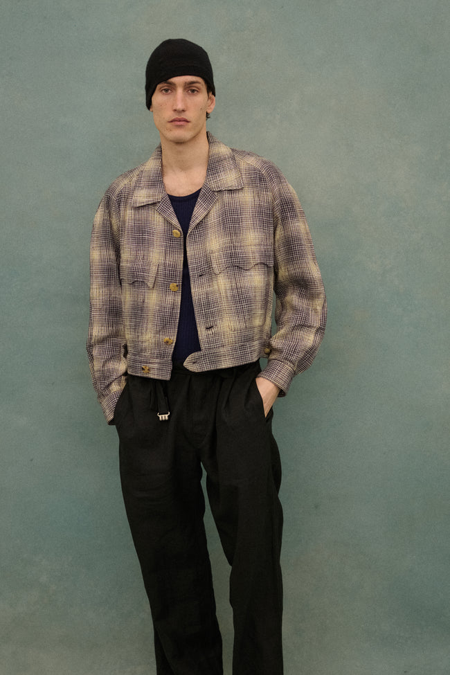 1980s Issey Miyake Plaid Coat - Desert Vintage