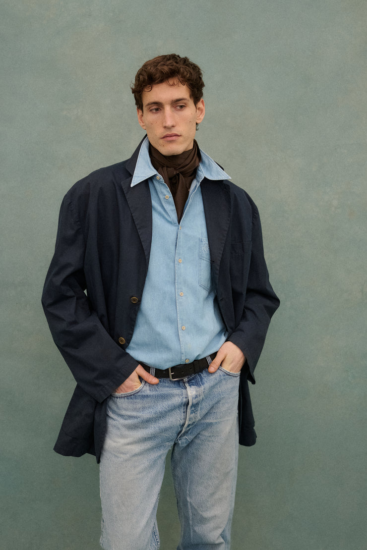 Romeo Gigli Navy Coat - Desert Vintage