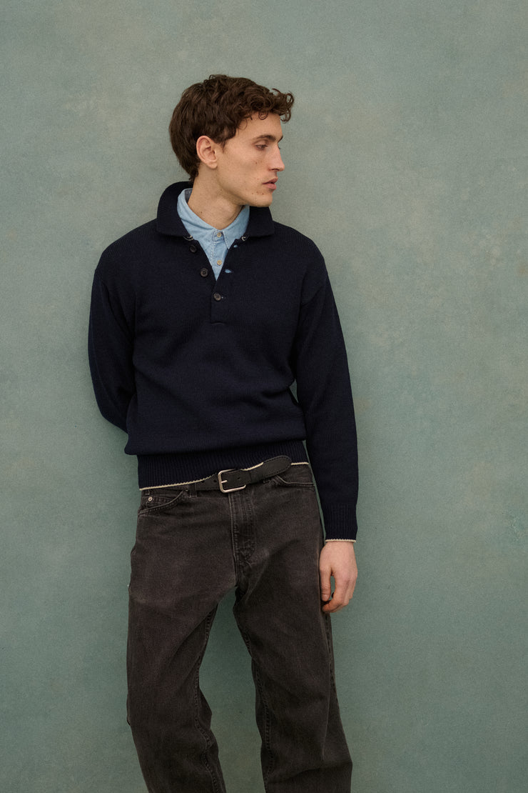 Y's Navy Pullover - Desert Vintage