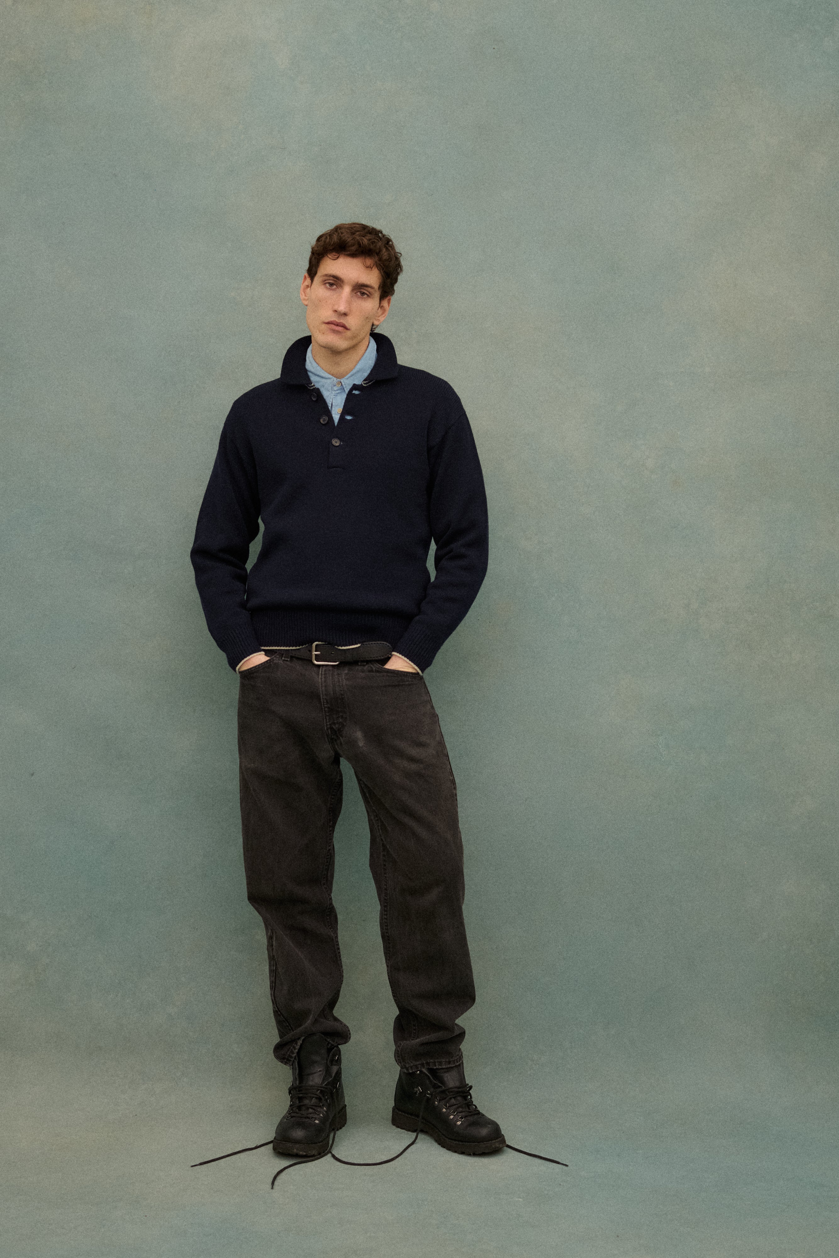 Y's Navy Pullover - Desert Vintage