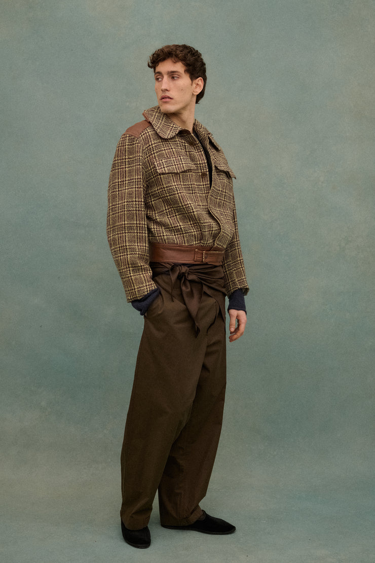 Armani Tweed Bomber - Desert Vintage