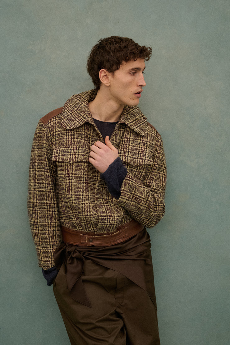 Armani Tweed Bomber - Desert Vintage