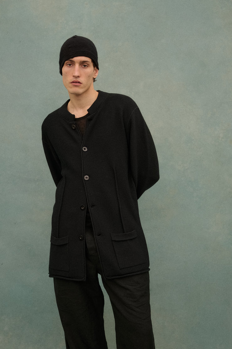Armani Black Knit Cardigan - Desert Vintage