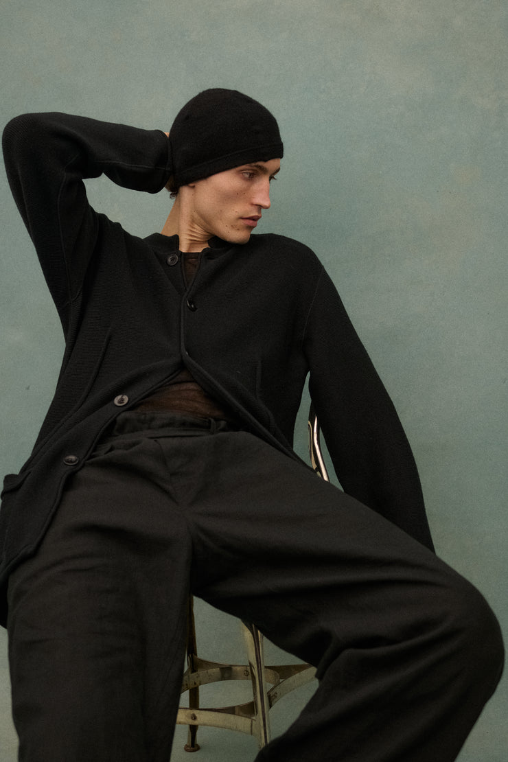 Armani Black Knit Cardigan - Desert Vintage