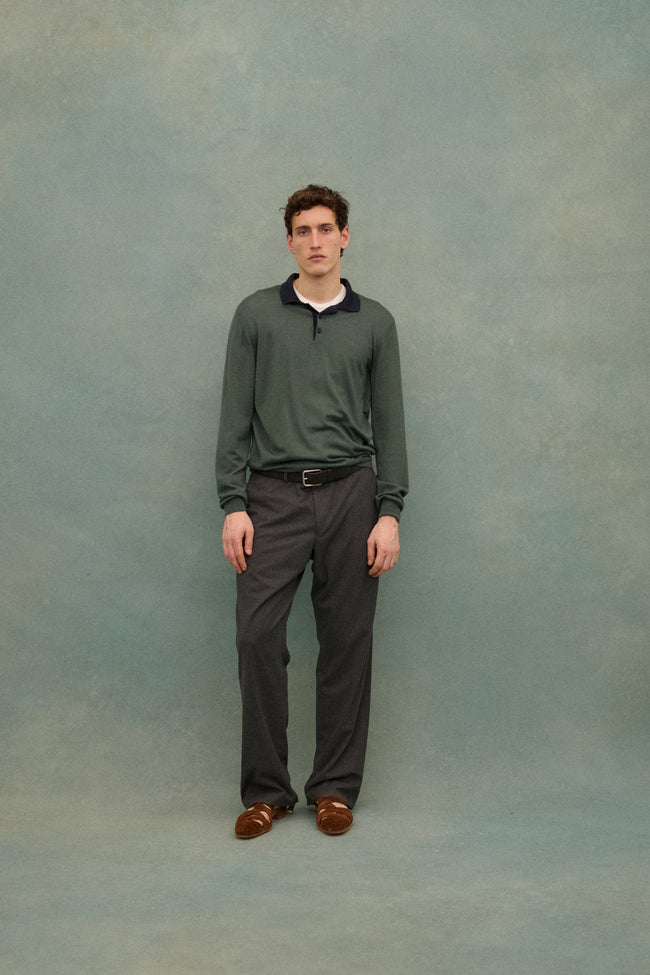 Armani Green Cashmere Pullover - Desert Vintage