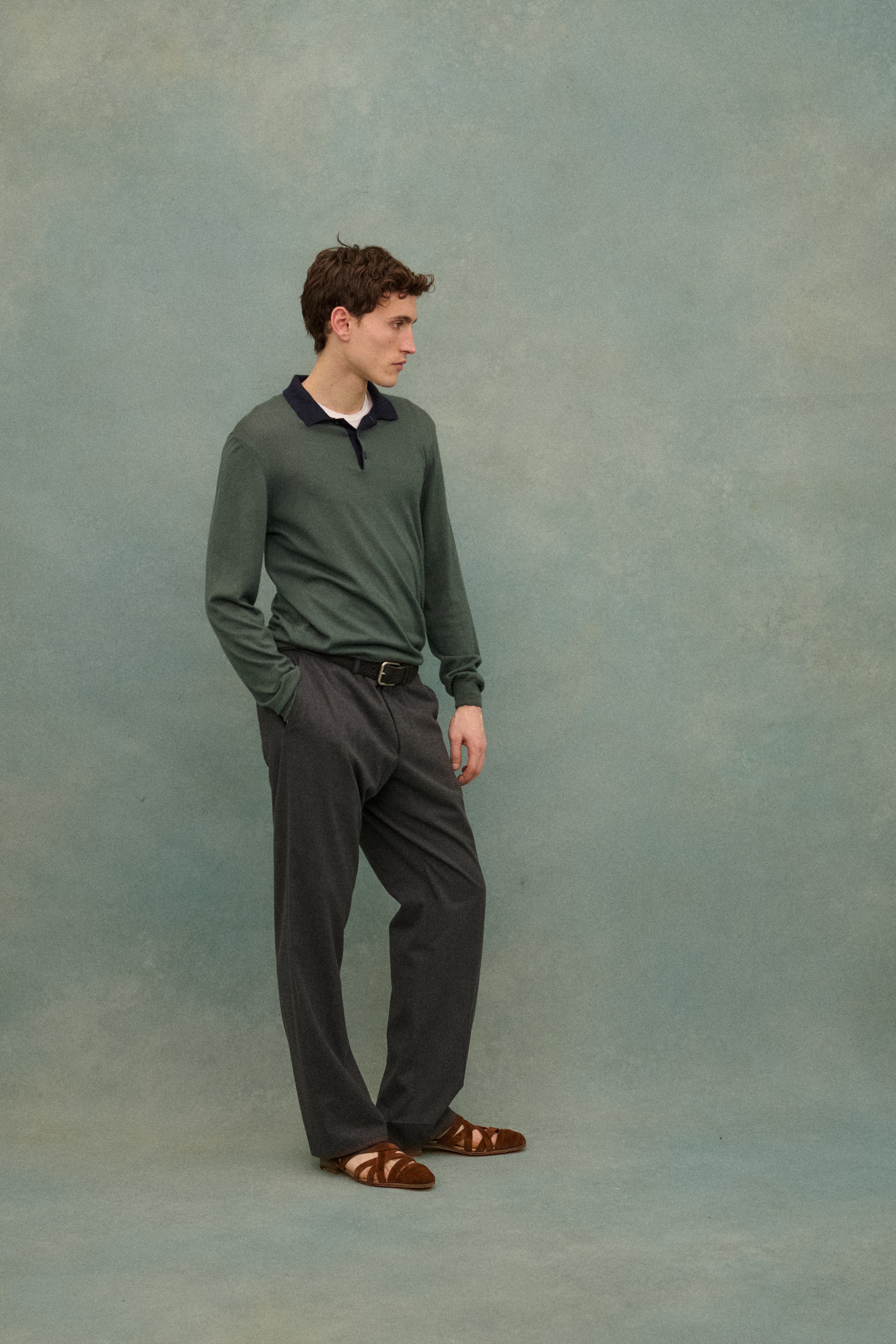 Armani Green Cashmere Pullover - Desert Vintage