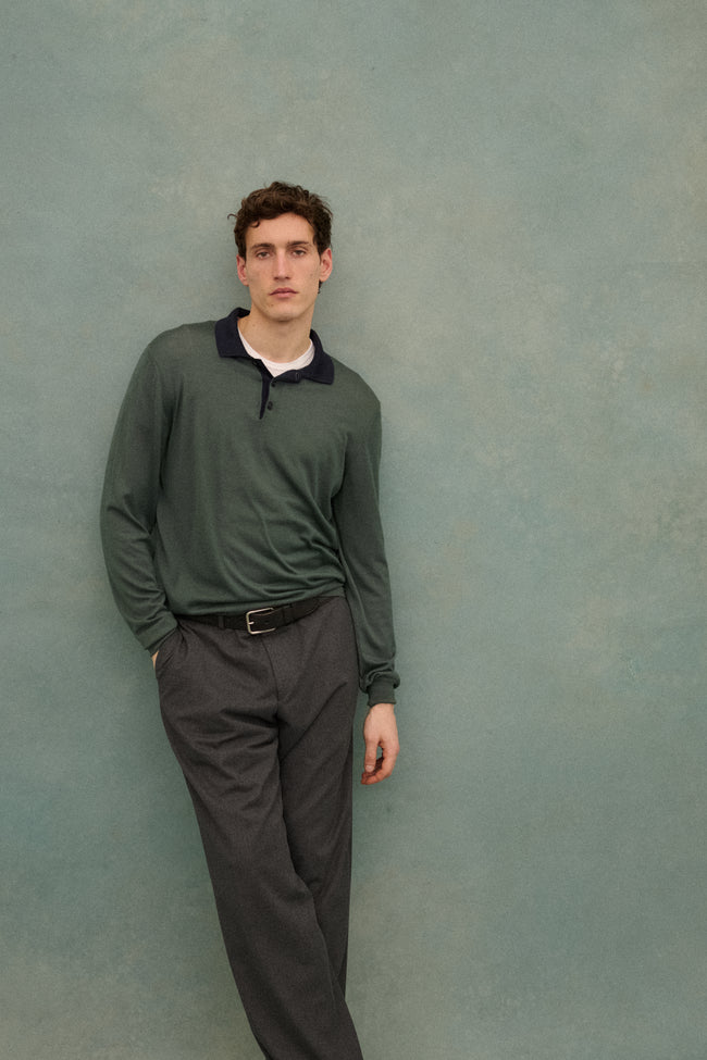 Armani Green Cashmere Pullover - Desert Vintage