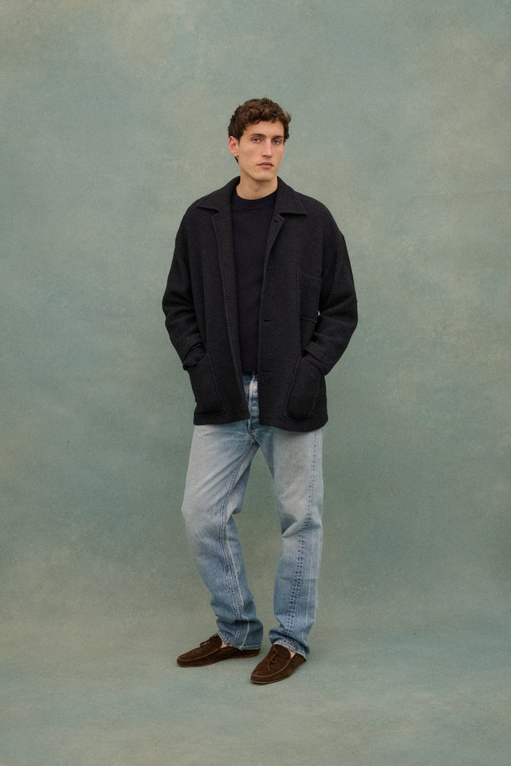 Wool Knit Chore Coat - Desert Vintage