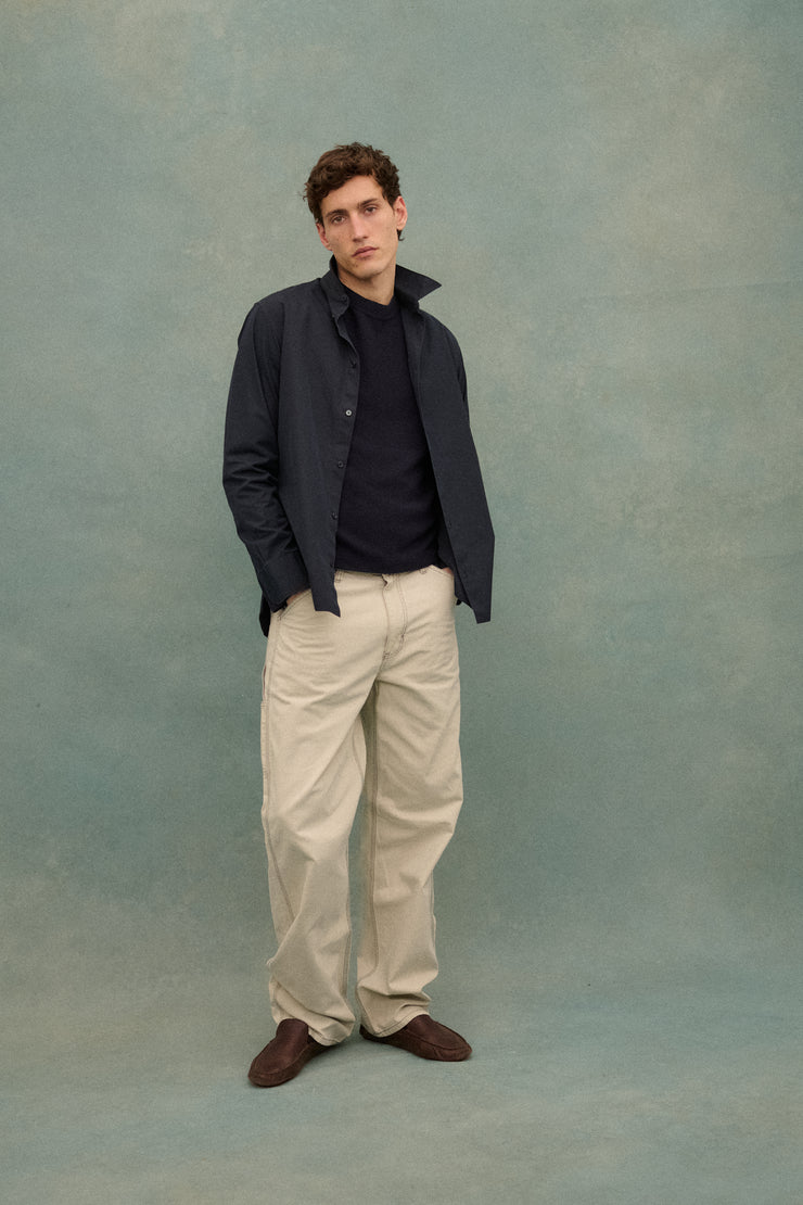 The Row Navy Button Down - Desert Vintage