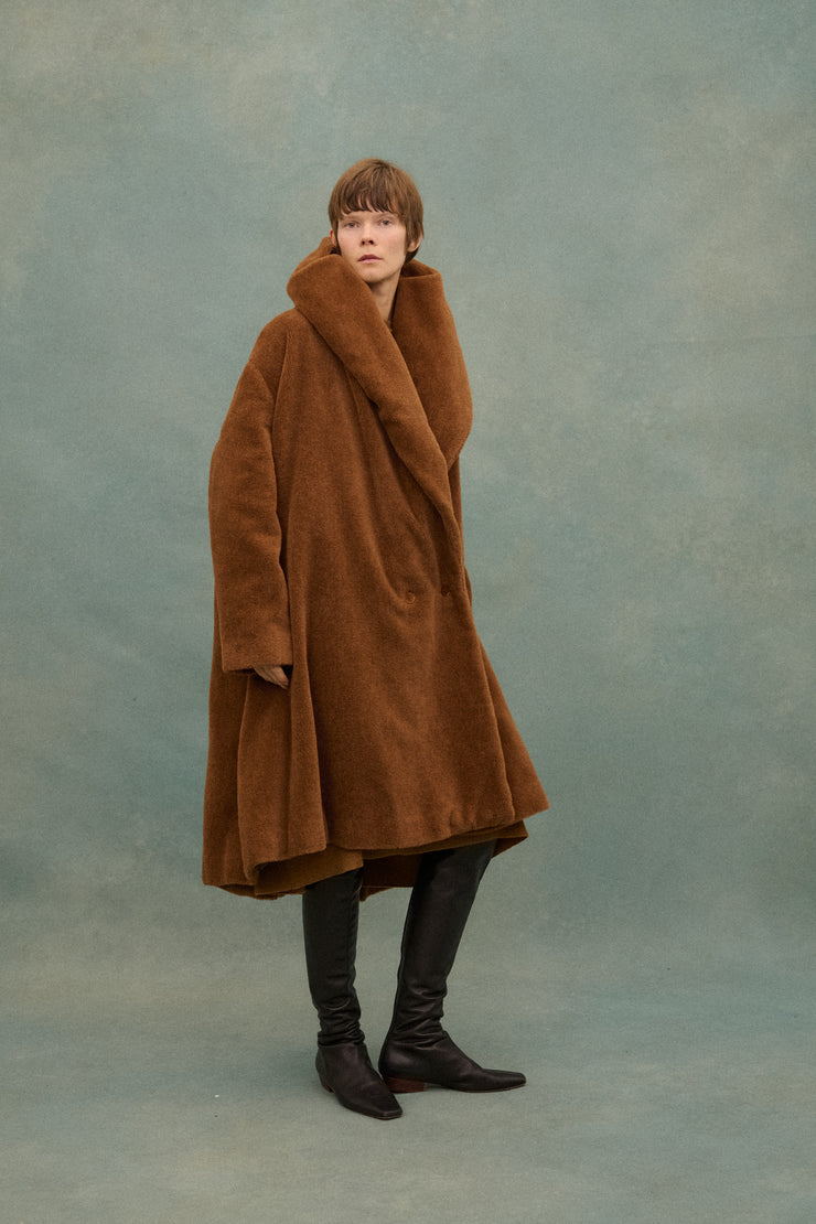 1980s Romeo Gigli Teddy Opera Coat - Desert Vintage