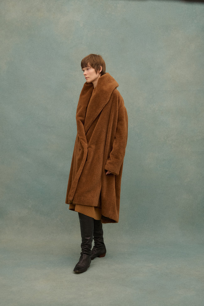 1980s Romeo Gigli Teddy Opera Coat - Desert Vintage