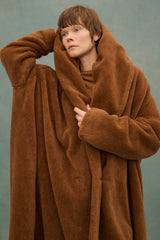 1980s Romeo Gigli Teddy Opera Coat - Desert Vintage