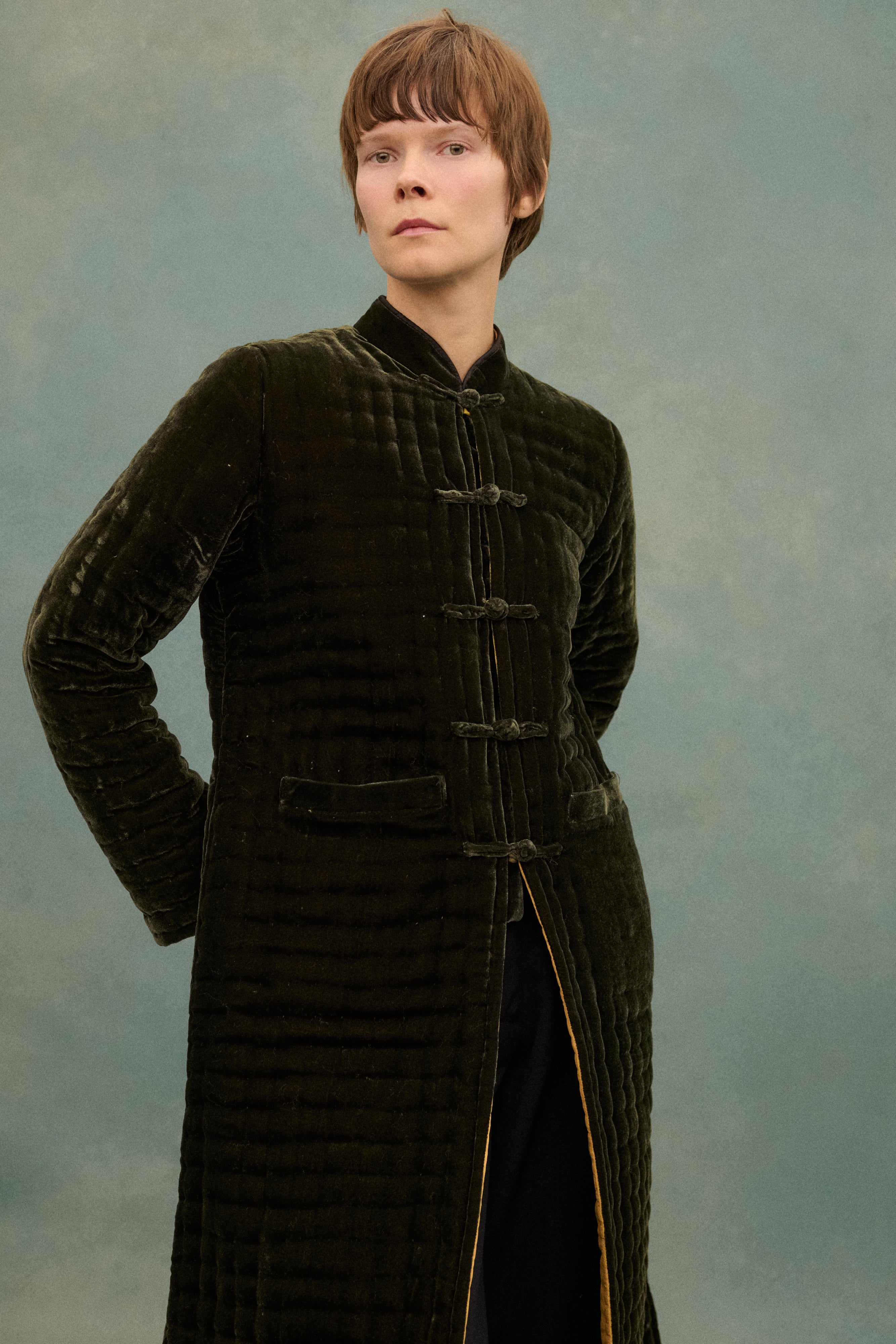 Quilted Velvet Coat - Desert Vintage