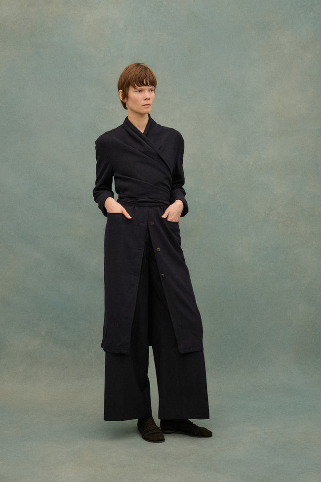 1980s JPG Suited Wool Tunic - Desert Vintage