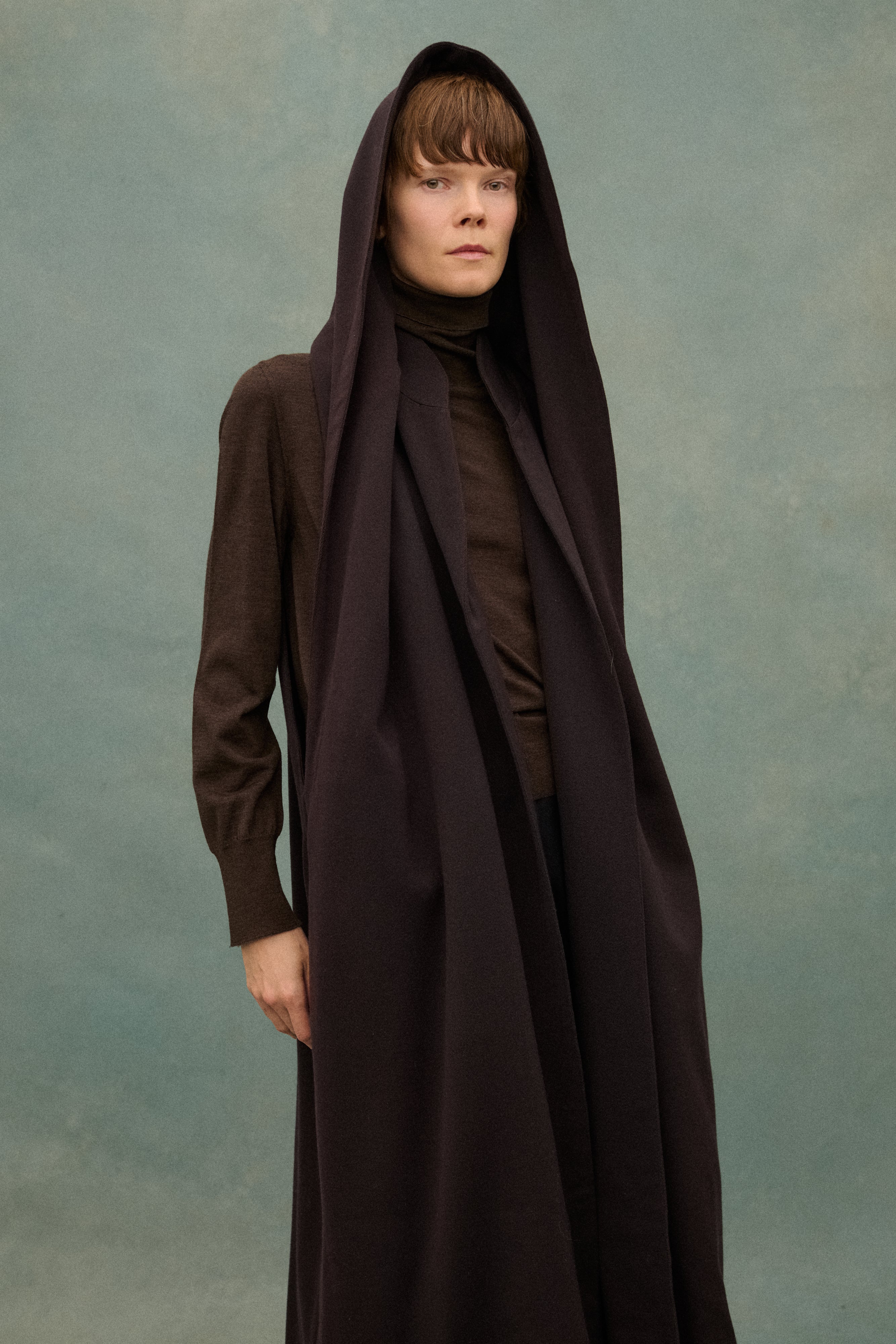 Alaia Wool Hood Tunic - Desert Vintage