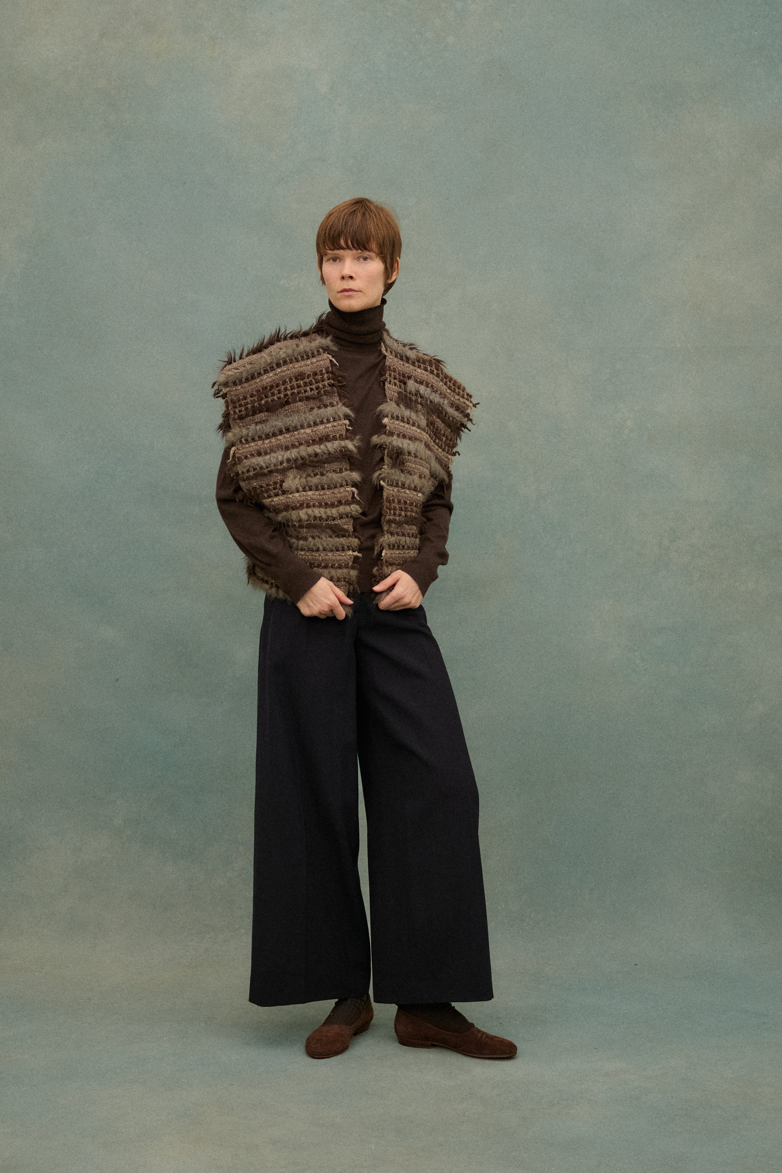 Issey Miyake Woven Vest - Desert Vintage