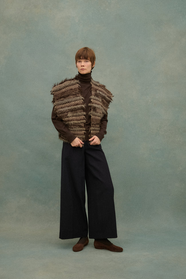 Issey Miyake Woven Vest - Desert Vintage