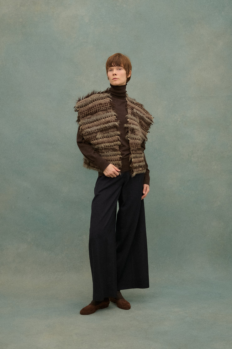 Issey Miyake Woven Vest - Desert Vintage