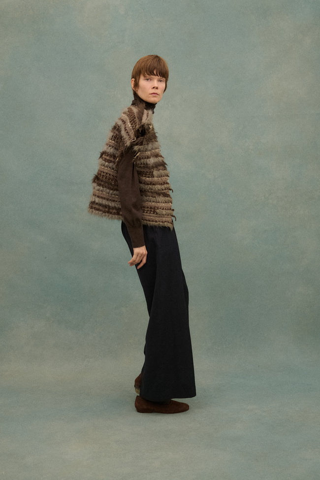 Issey Miyake Woven Vest - Desert Vintage