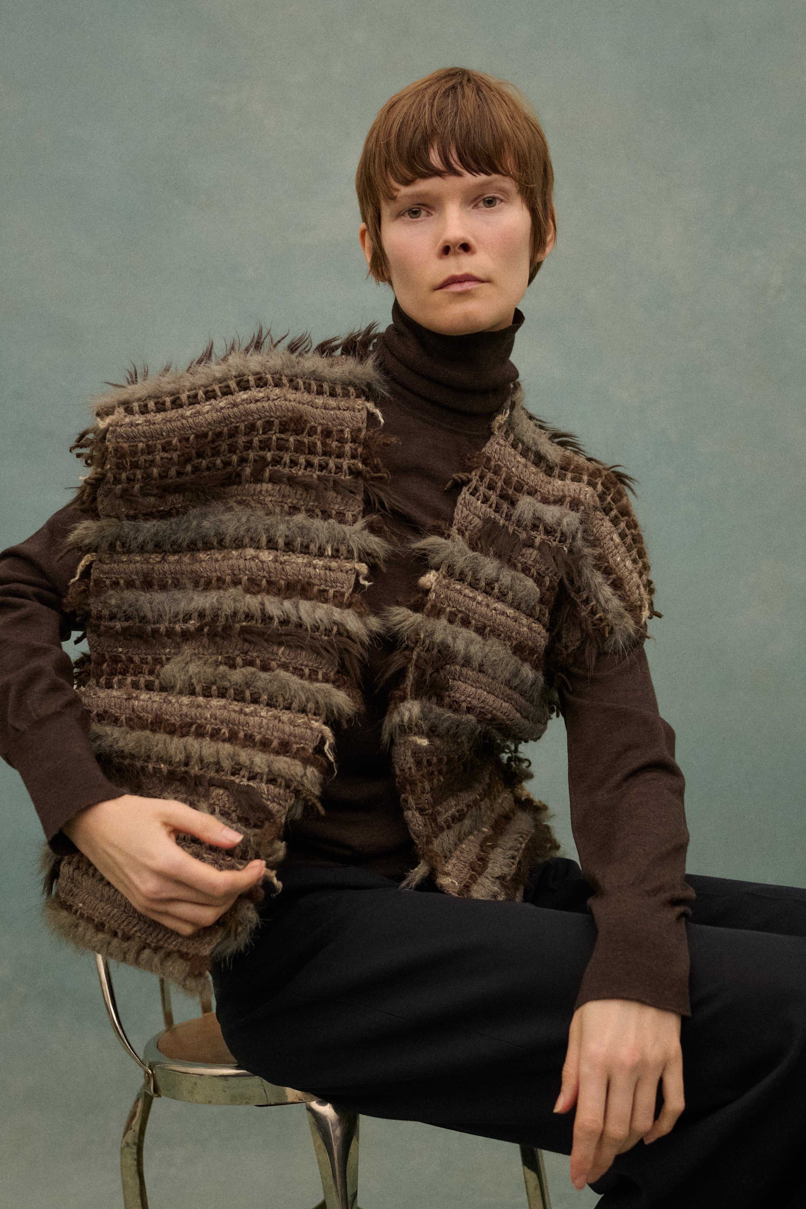 Issey Miyake Woven Vest - Desert Vintage