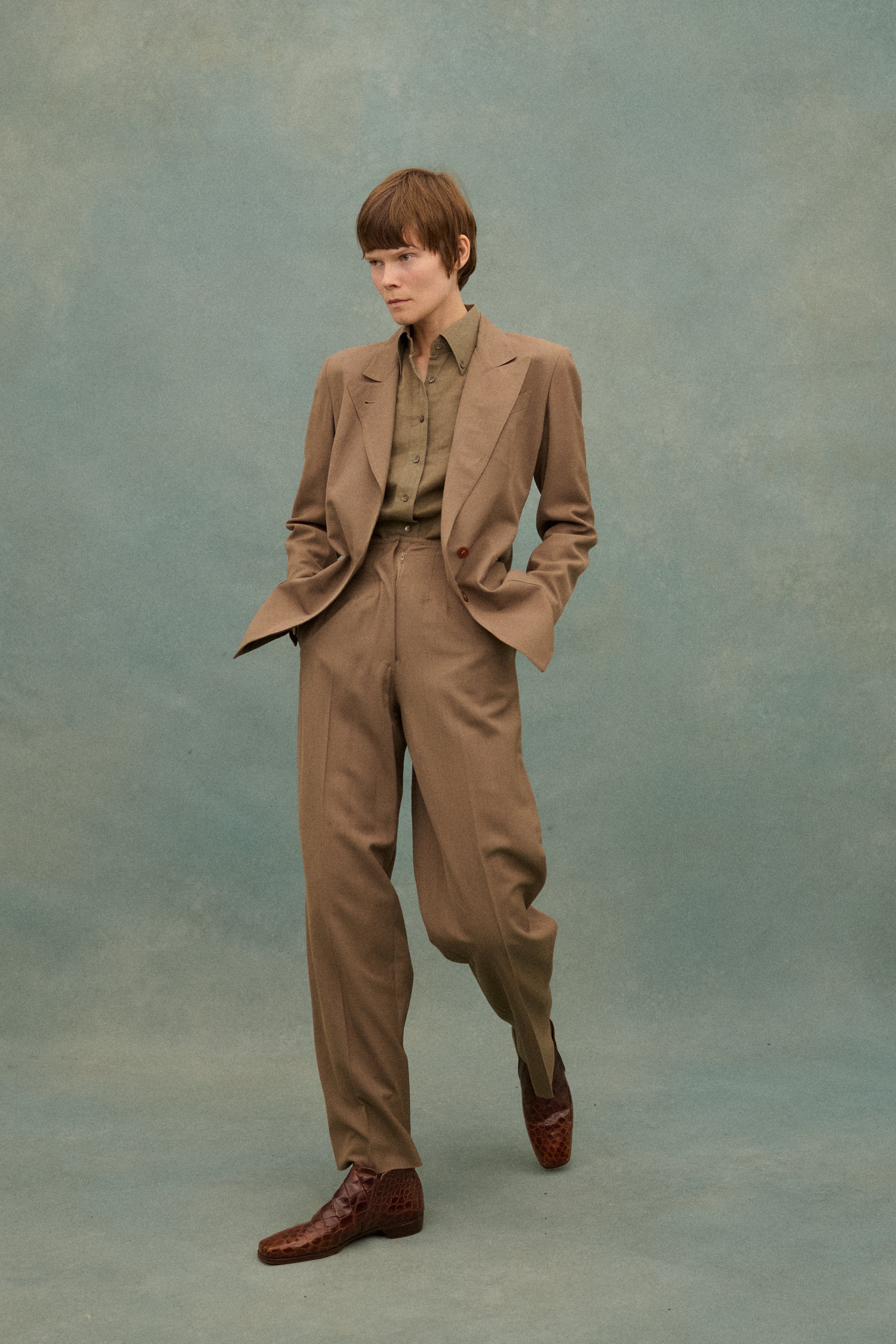 JPG Camel Suit - Desert Vintage